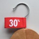 Kledinghanger label vaantje rood - 30%- 10 stuks Kledinghanger label vaantje rood - 30%- 10 stuks